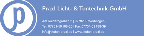 Logo Praxl Licht- & Tontechnik GmbH